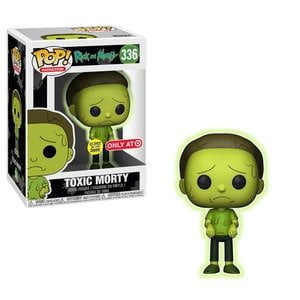 Funko Glow in the Dark TOXIC MORTY #336 POP Rick and Morty Vinyl Figure GITD Funko Glow in the Dark TOXIC MORTY #336 POP Rick and Morty Vinyl Figure GITD
